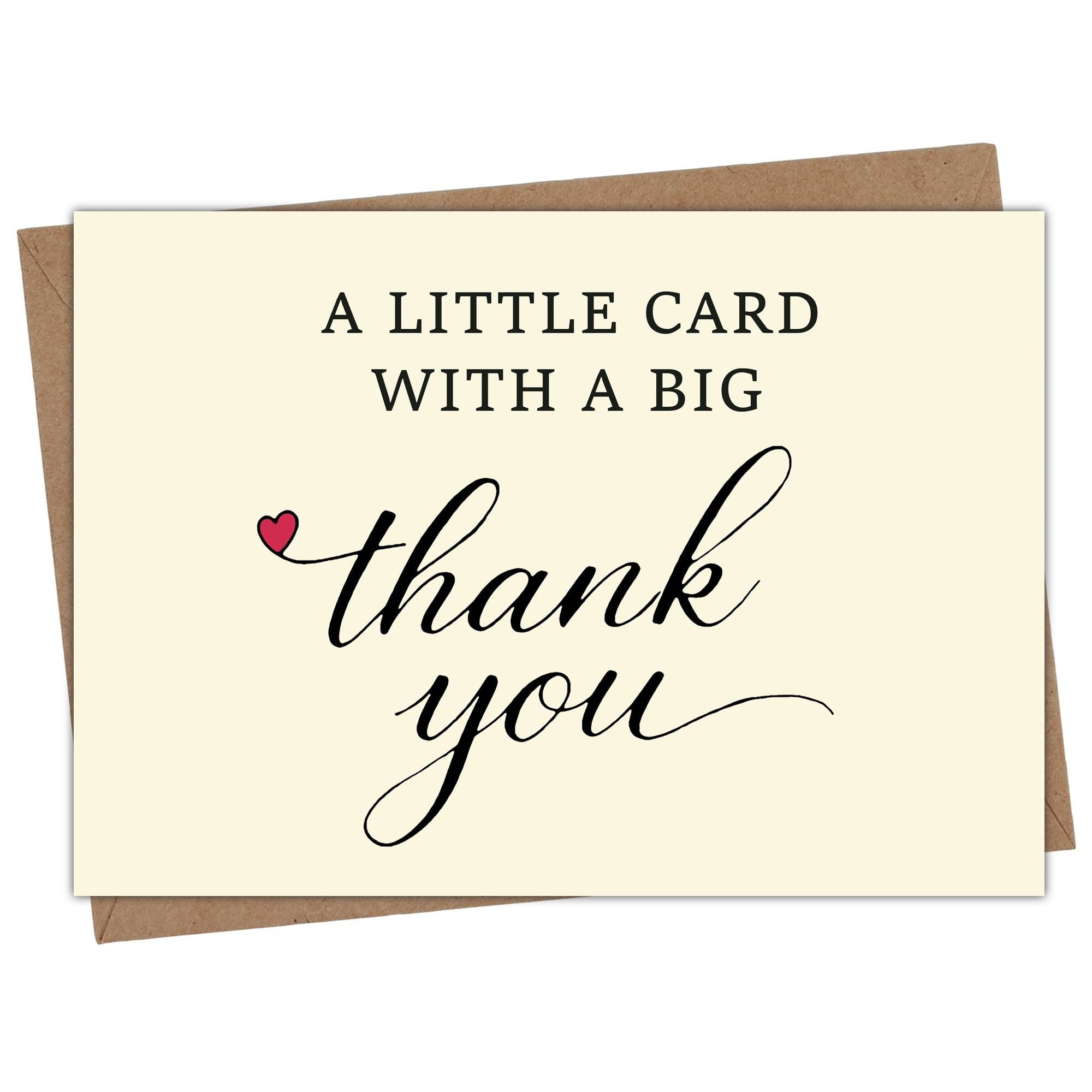 Cheerin Thank You Card with Envelope - Appreciation Card for Friends