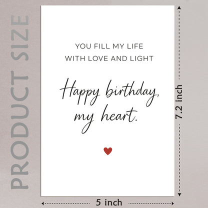 Cheerin Birthday Cards for Him and Her with Envelope - Sweet &