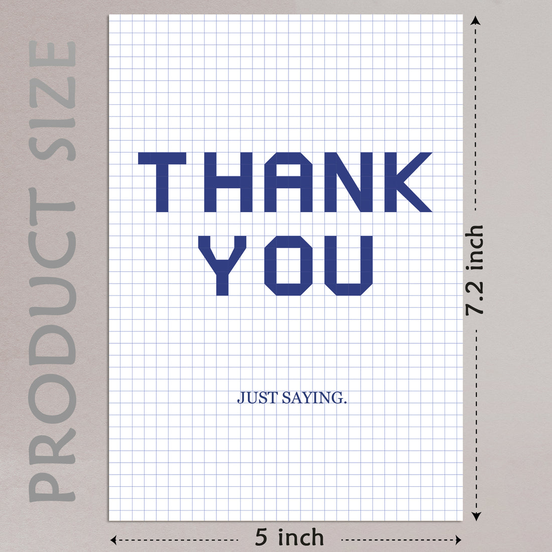 Cheerin Thank You Card with Envelope  - Appreciation Cards for Friends, Peers and Family