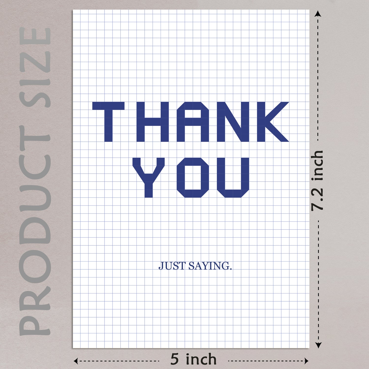 Cheerin Thank You Card with Envelope  - Appreciation Cards for Friends, Peers and Family