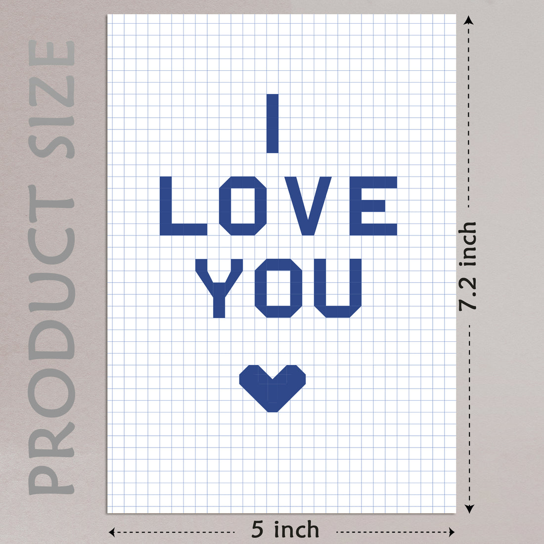 Cheerin 8-Bit I Love You Card