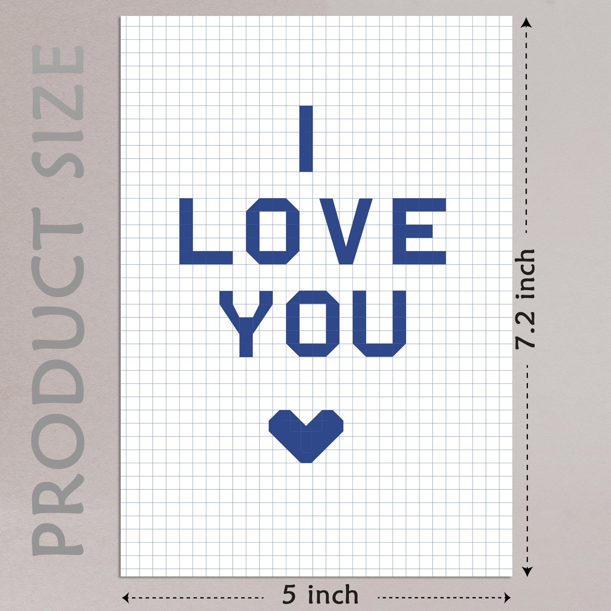 Cheerin 8-Bit I Love You Card
