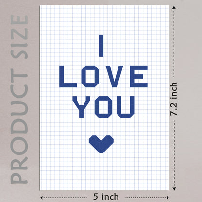Cheerin 8-Bit I Love You Card
