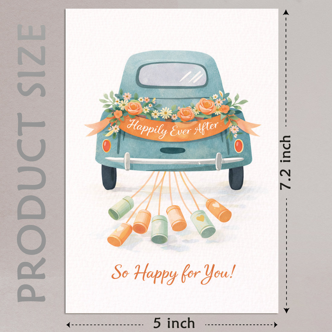 Cheerin Wedding Cards with Envelope - Wedding Card for Bride and Groom