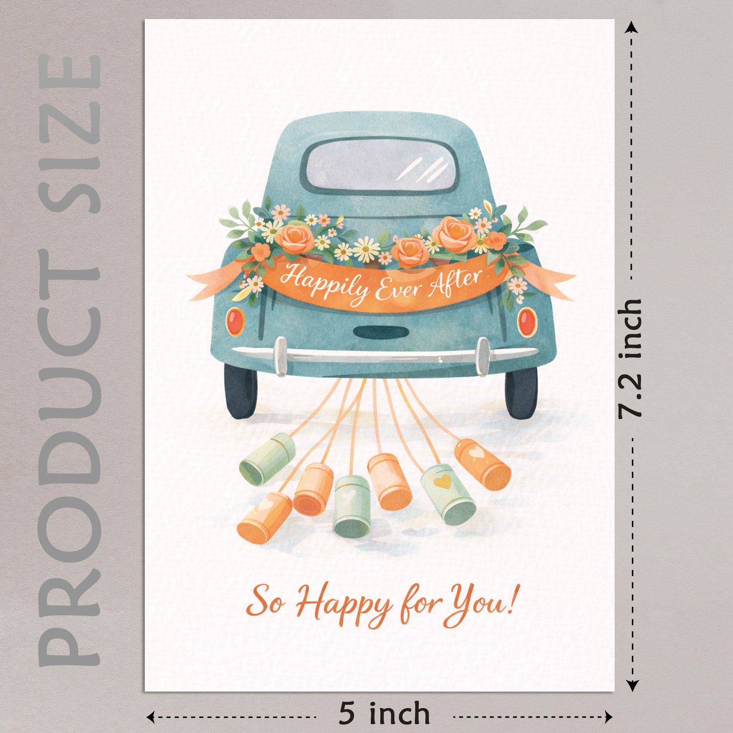Cheerin Wedding Cards with Envelope - Wedding Card for Bride and Groom