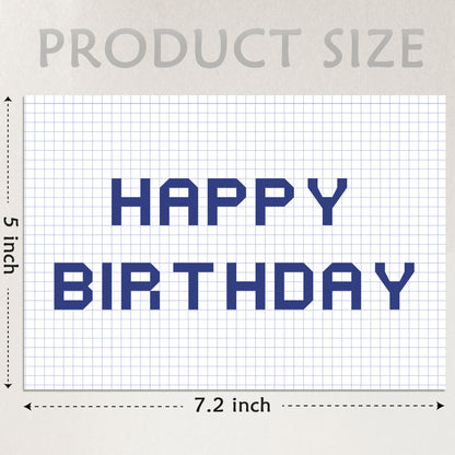 Cheerin Birthday Cards for Him and Her with Envelope – Birthday Card for Niece, Nephew, Sister, Brother, Friend