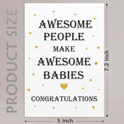 Cheerin Awesome Baby Congats Card