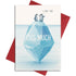 Penguin I Love You Card with Red Envelope — front cover and envelope