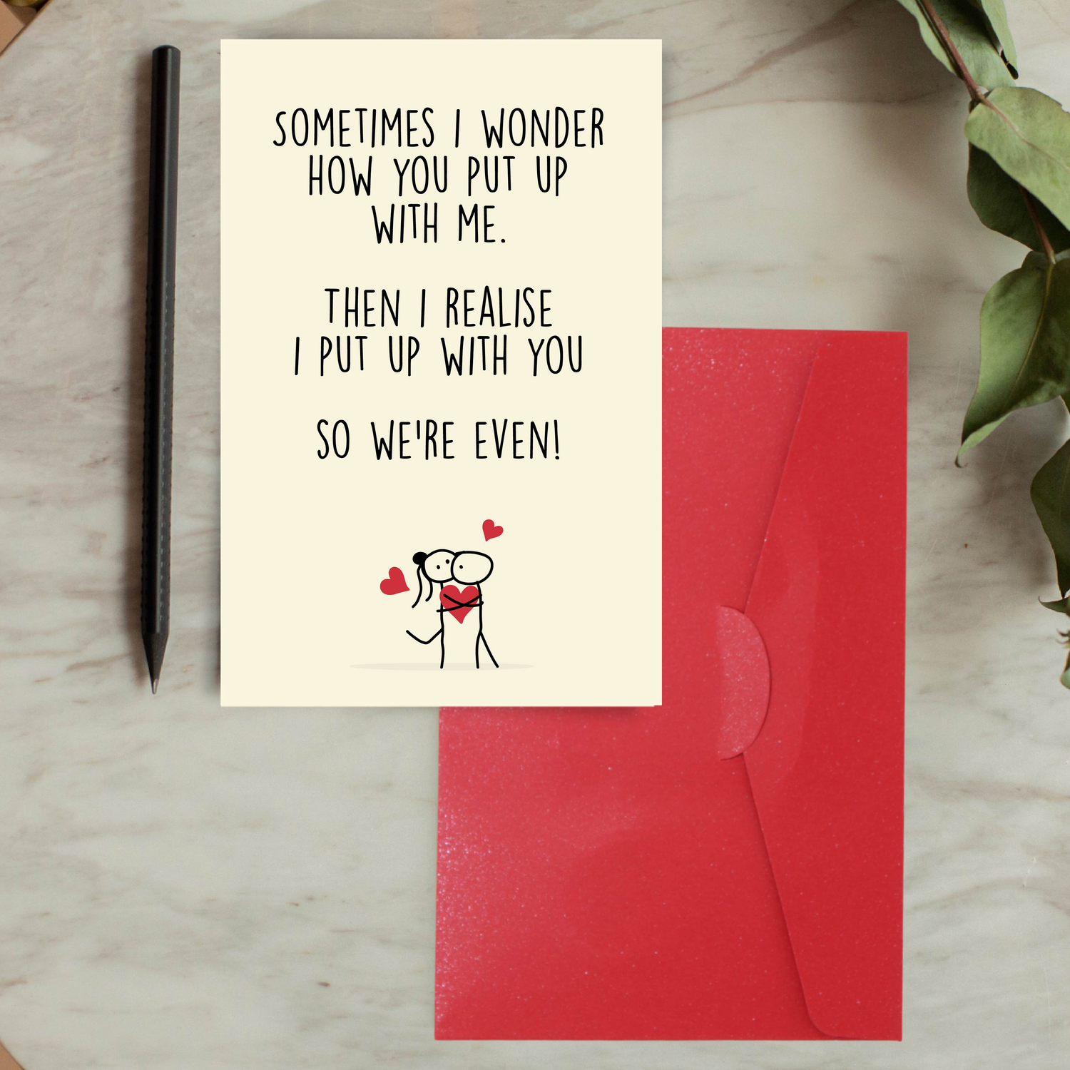 Cheerin We Are Even Valentine&
