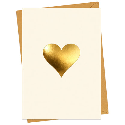 Cheein Gold Heart Foiled Valentine&