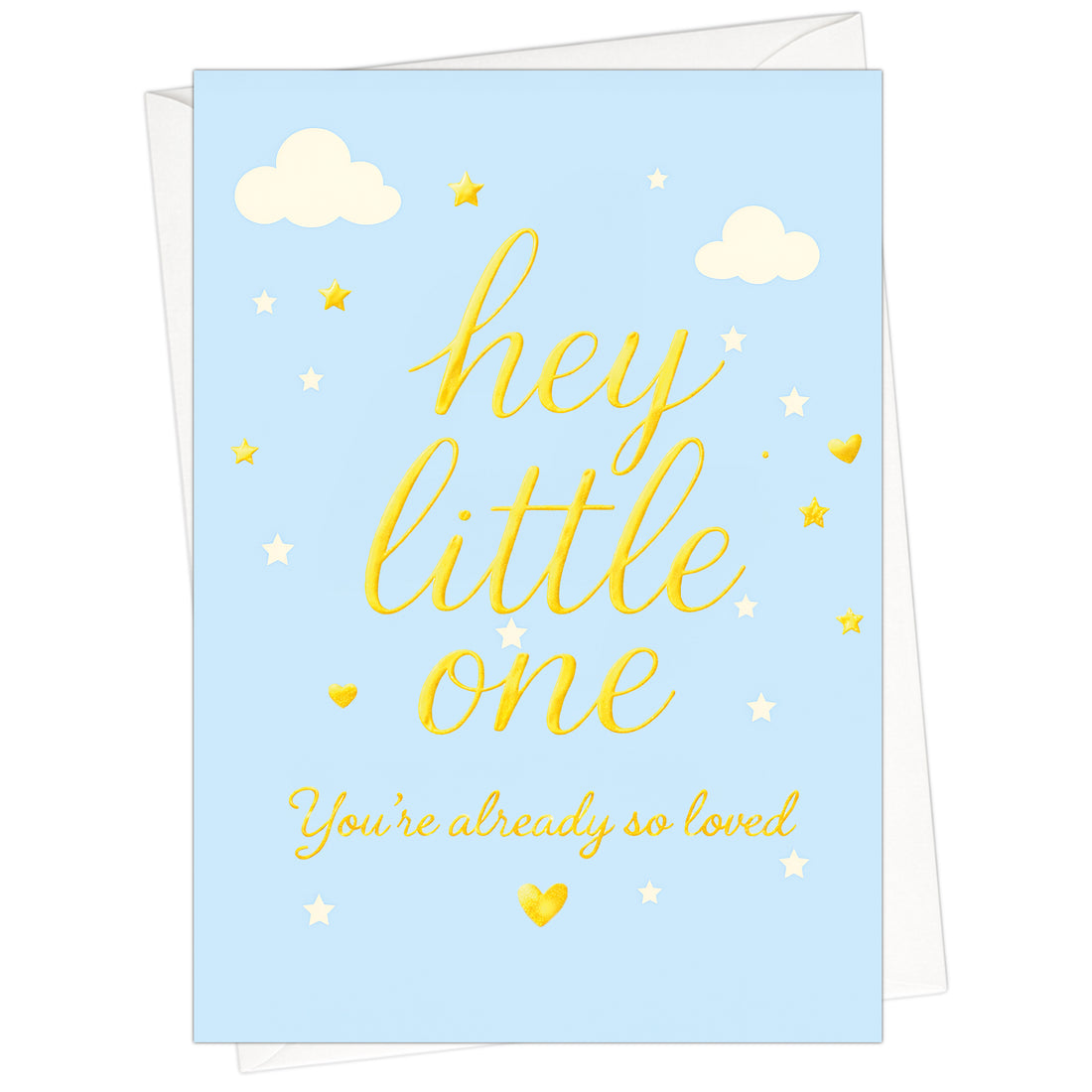 Cheerin Baby Shower Cards for Boy with Envelope - Cute &
