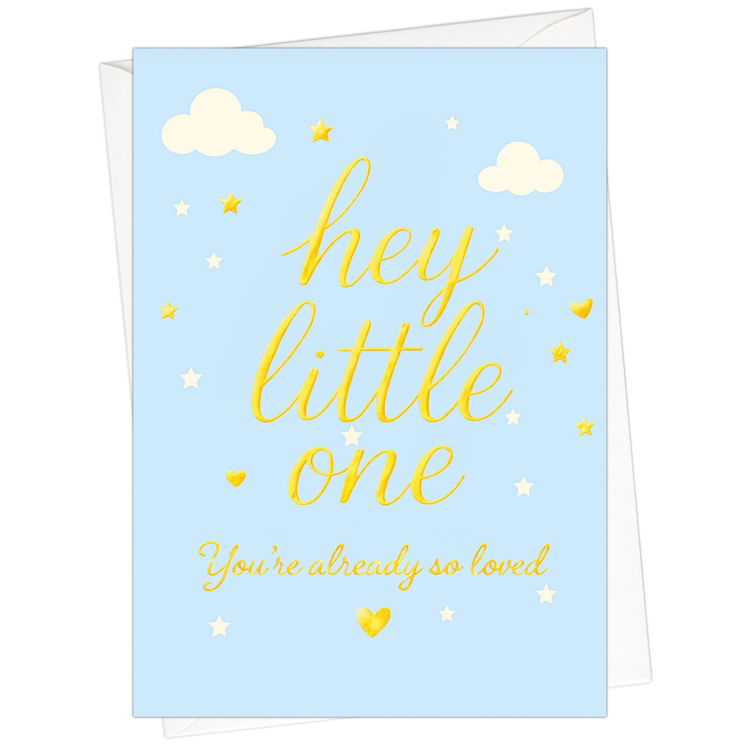 Cheerin Baby Shower Cards for Boy with Envelope - Cute &