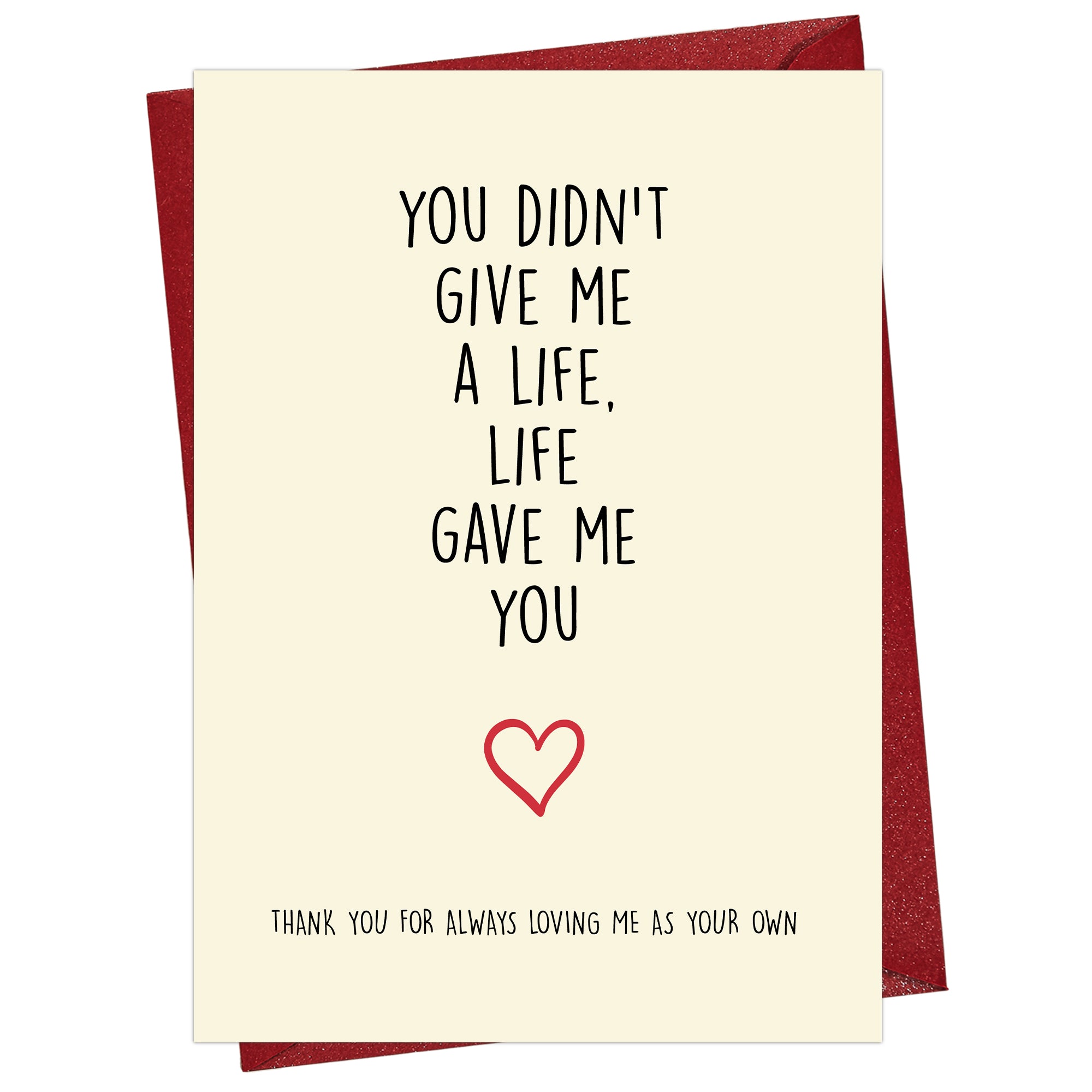 Cheerin Life Gave Me You Greeting Card
