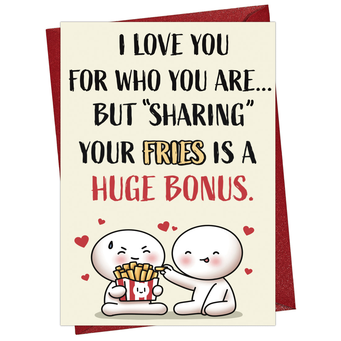 Cheerin Fries Valentine&