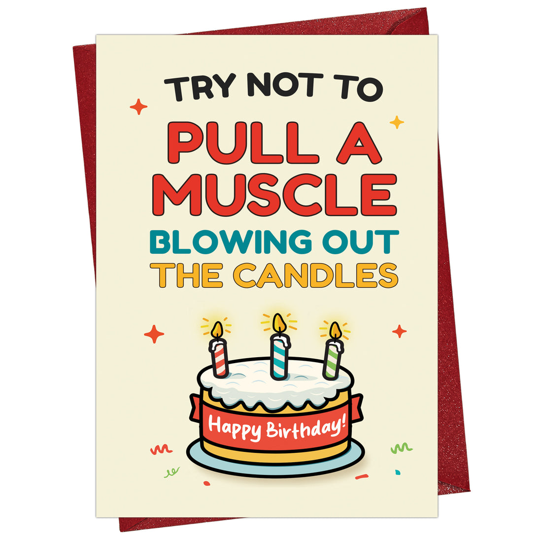Cheerin Candles Birthday Card