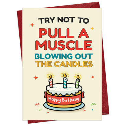 Cheerin Candles Birthday Card