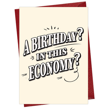 Cheerin Inflation Birthday Card