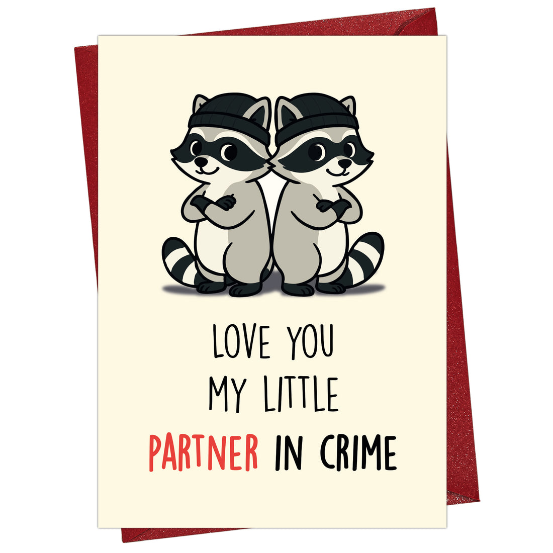 Cheerin Racoon Valentine&