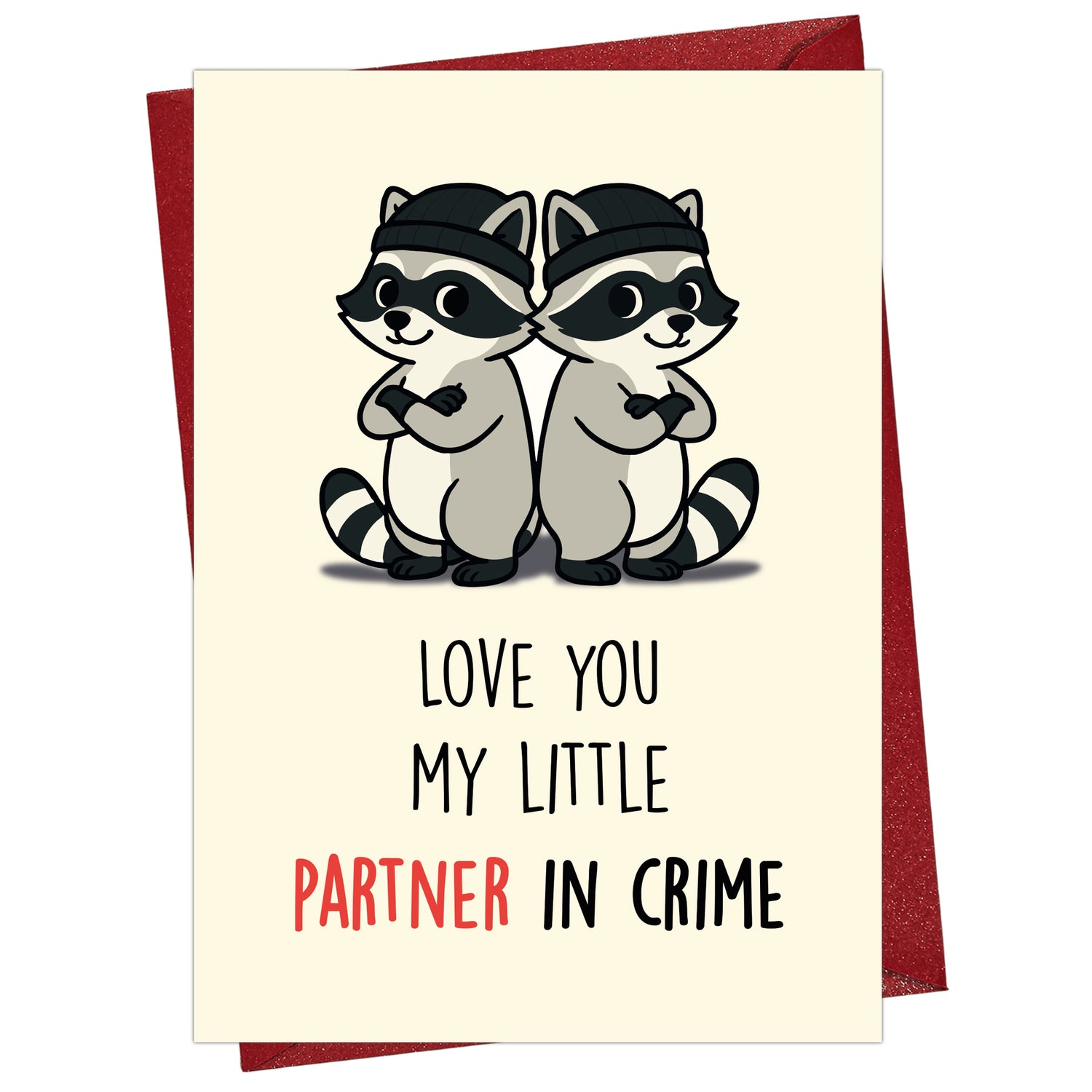 Cheerin Racoon Valentine&