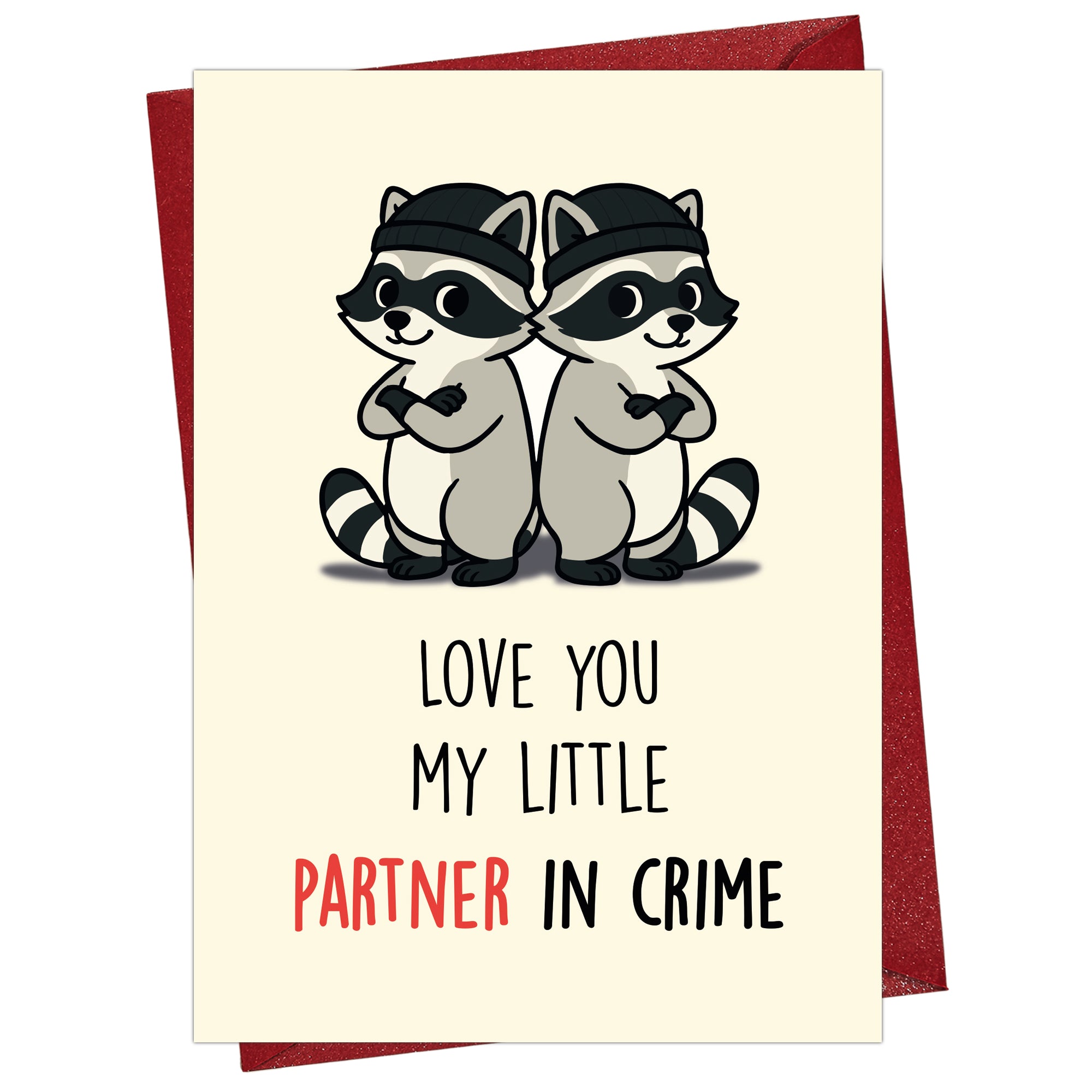 Cheerin Racoon Valentine&