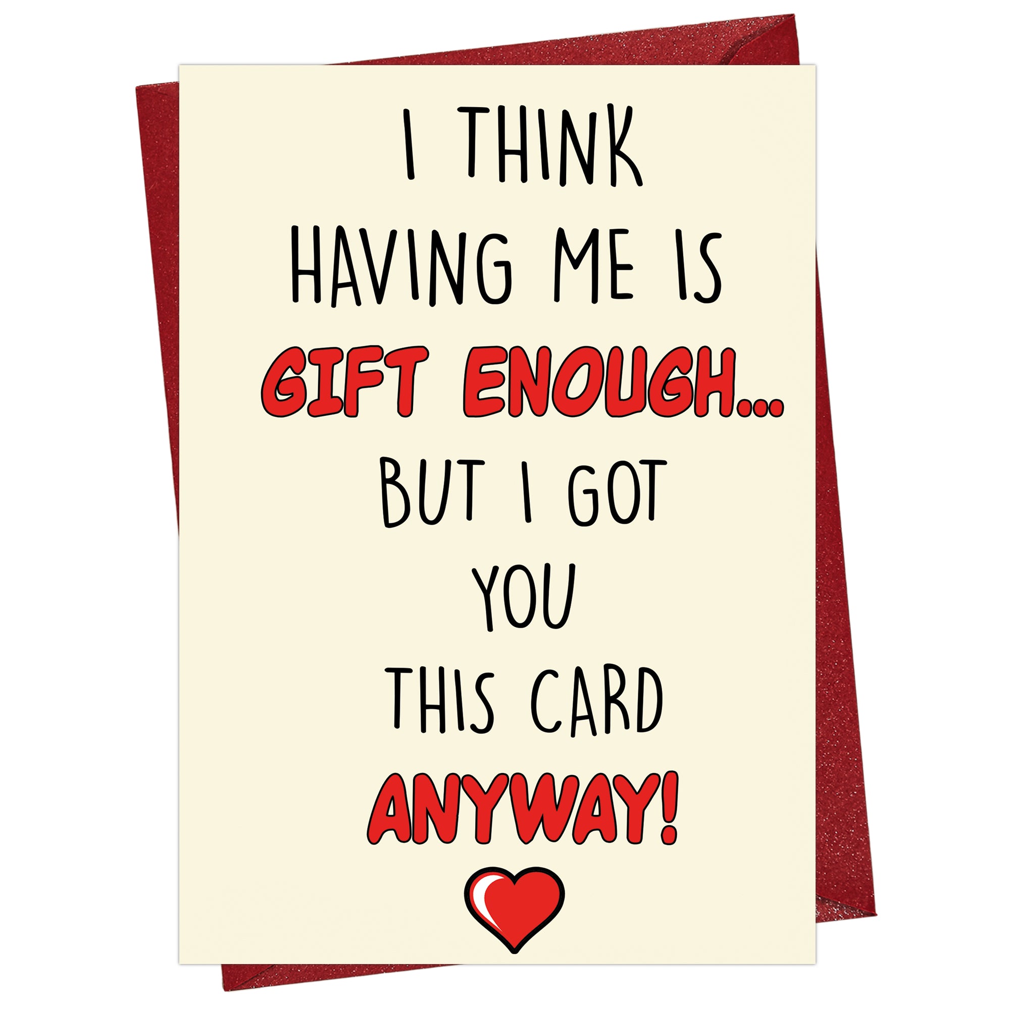 Cheerin Having Me Greeting Card