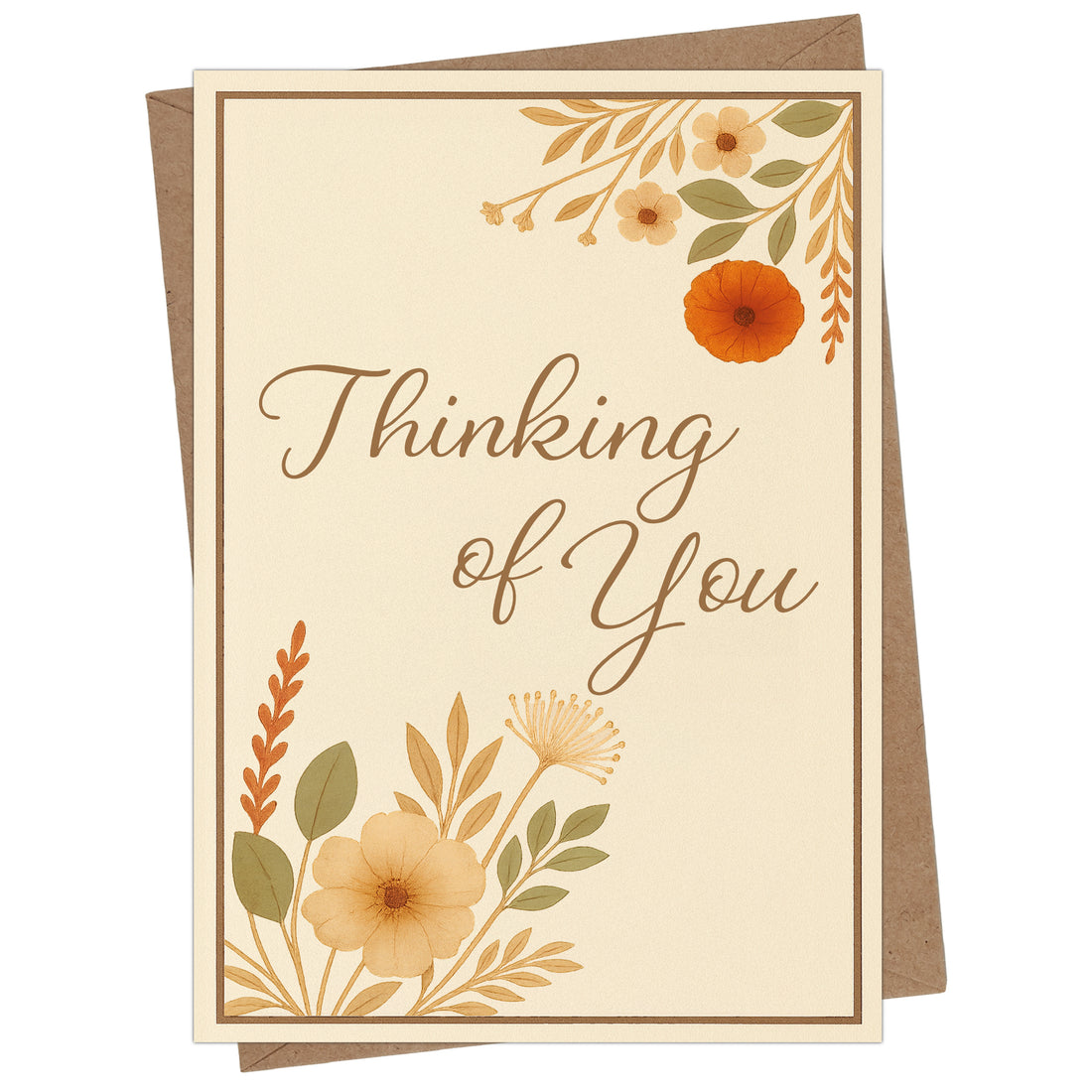 Cheerin Floral Corner Thinking of You Card