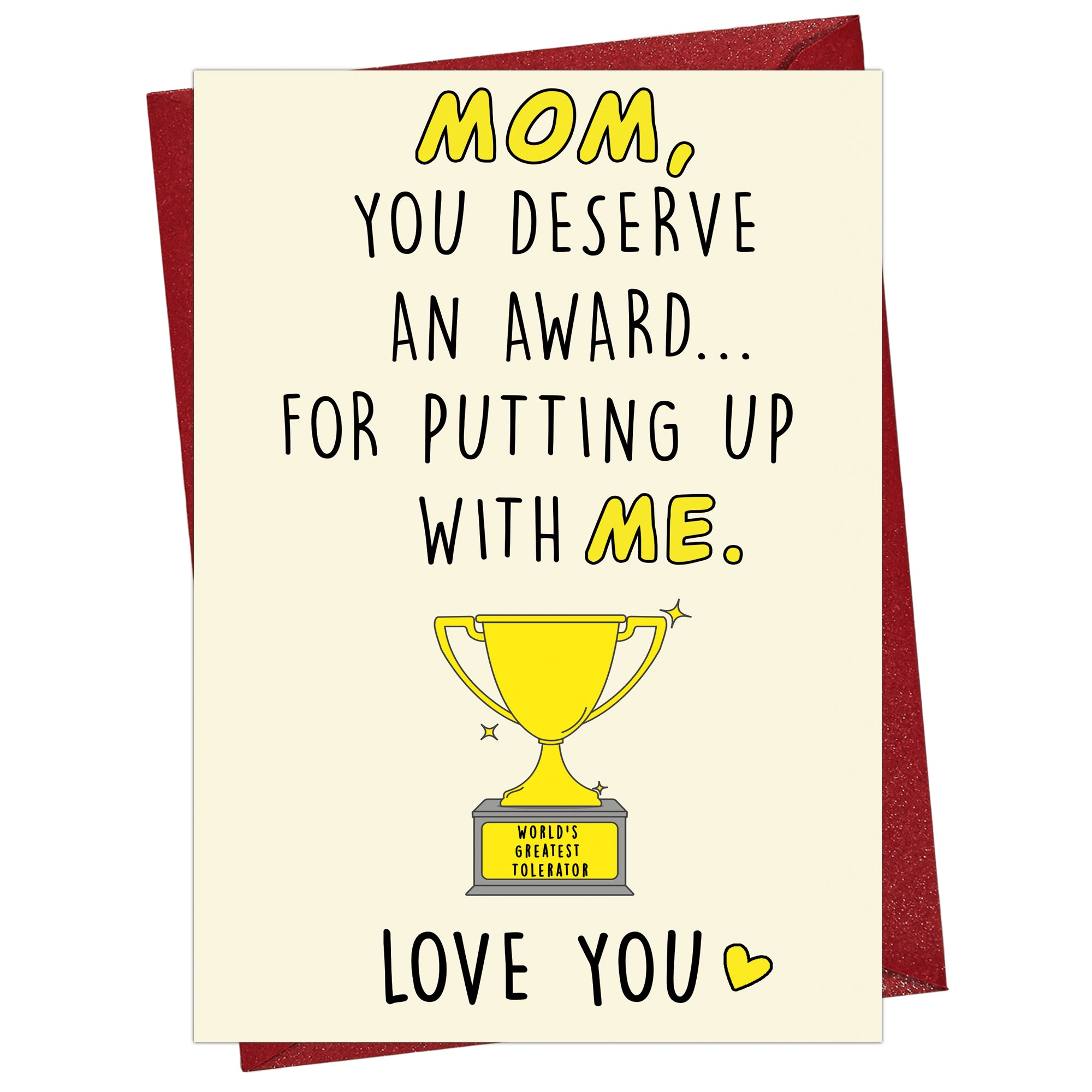 Cheerin Award Mom Mother&