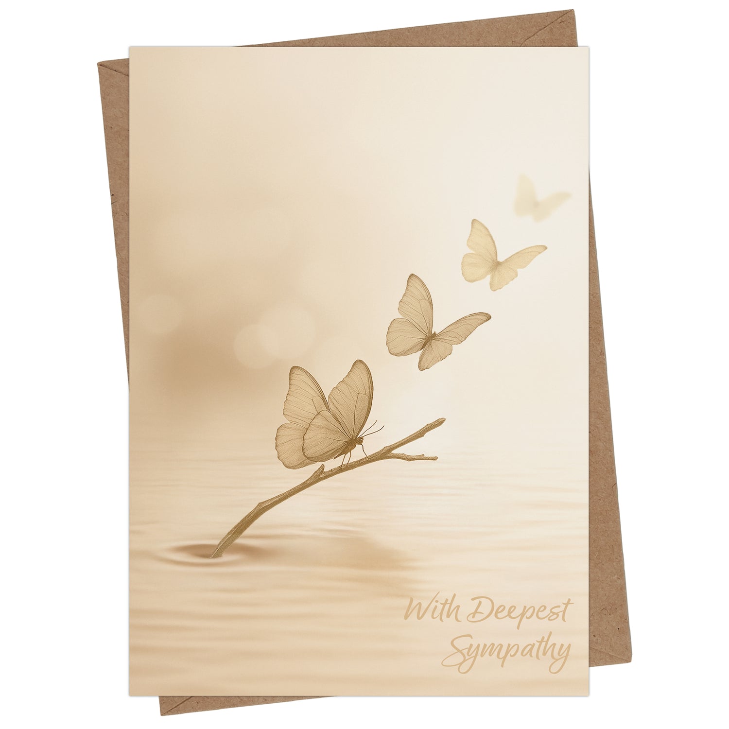 Cheerin Butterfly Sympathy Cards