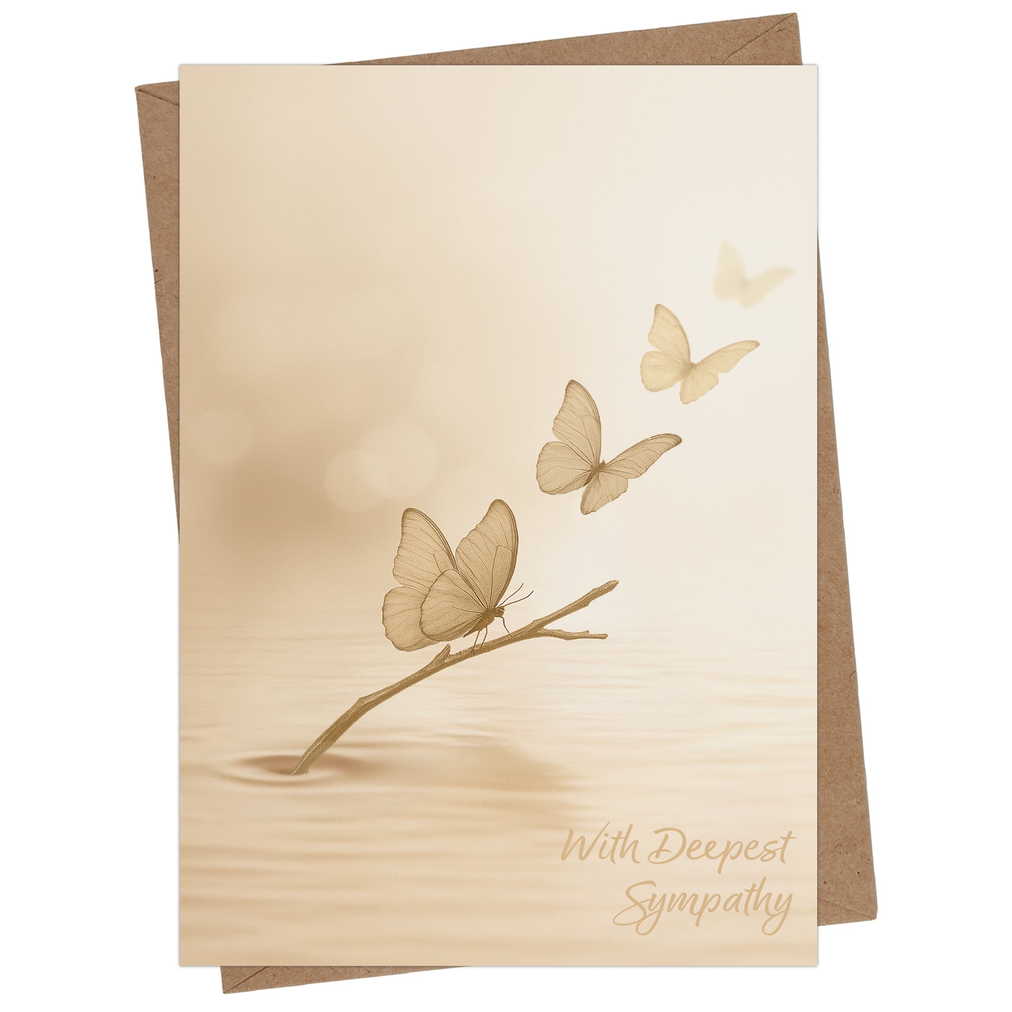 Cheerin Butterfly Sympathy Cards