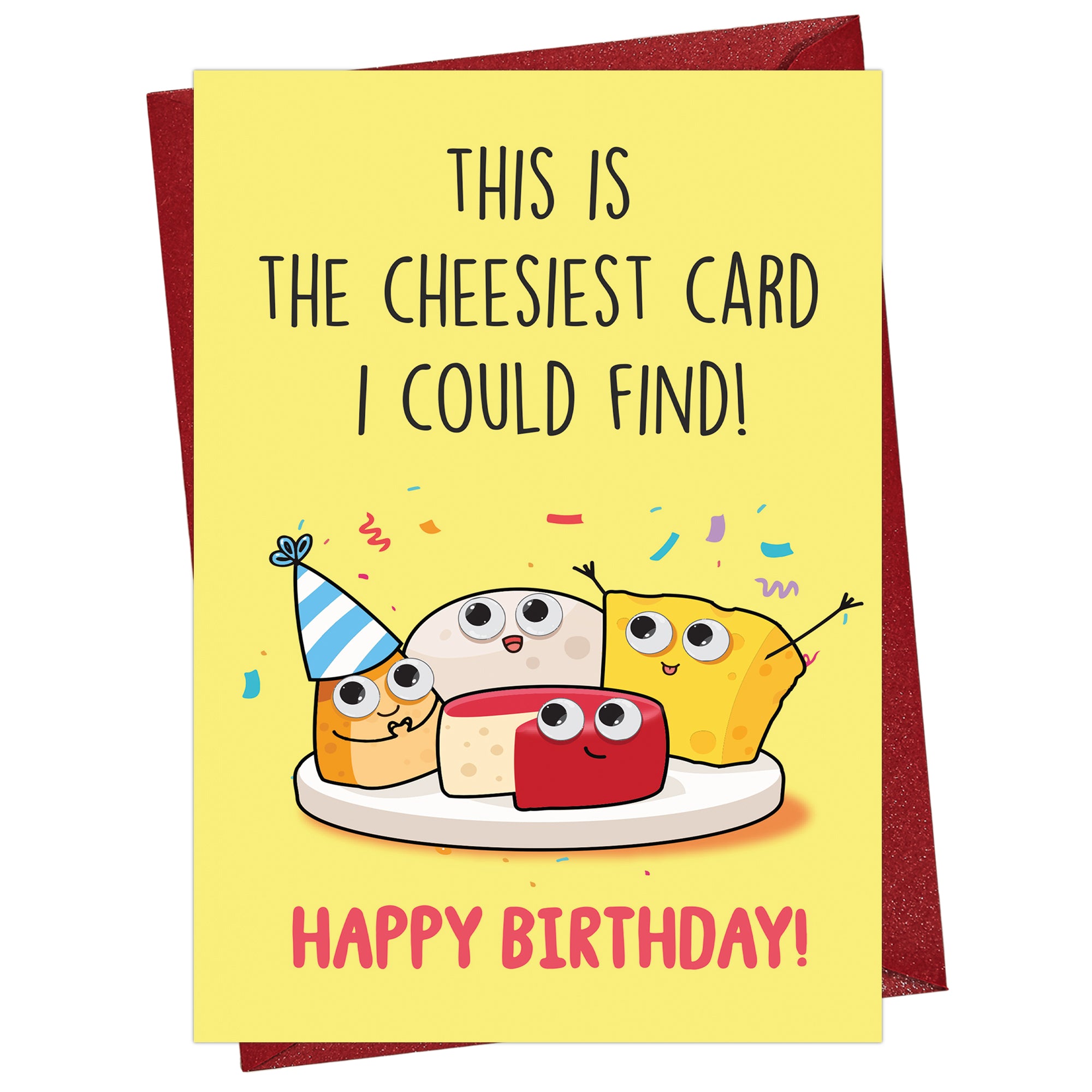 Cheerin Cheesy Happy Birthday Cards