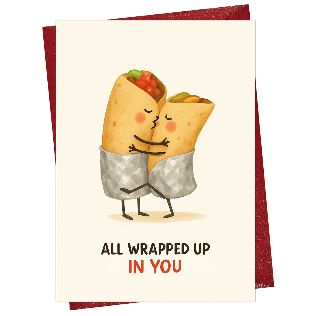 Cheerin Burrito Valentine&