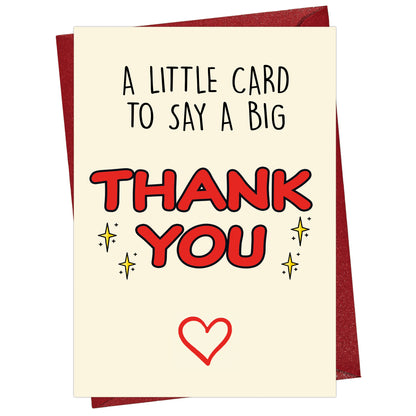 Cheerin Little Thank You Card