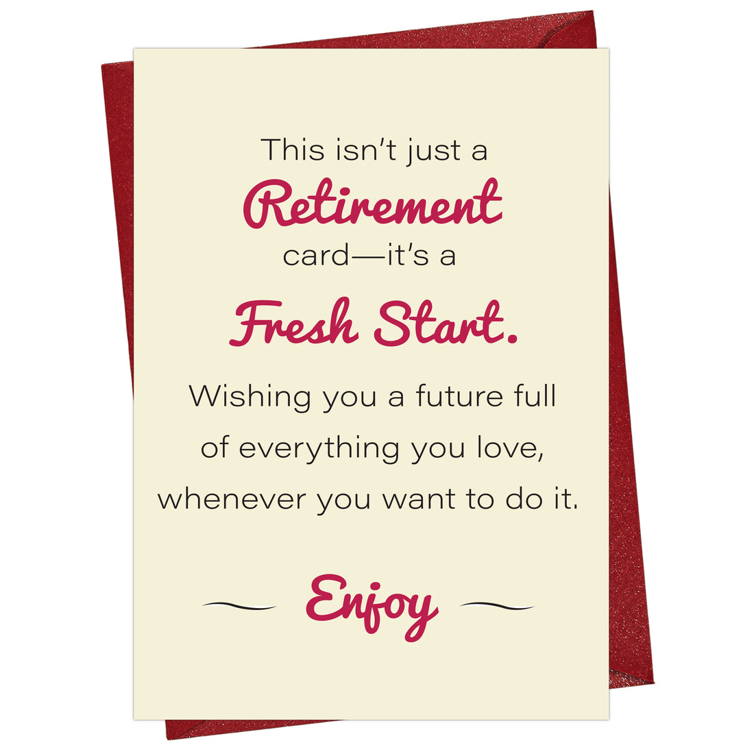 Cheerin Enjoy Retirement Card