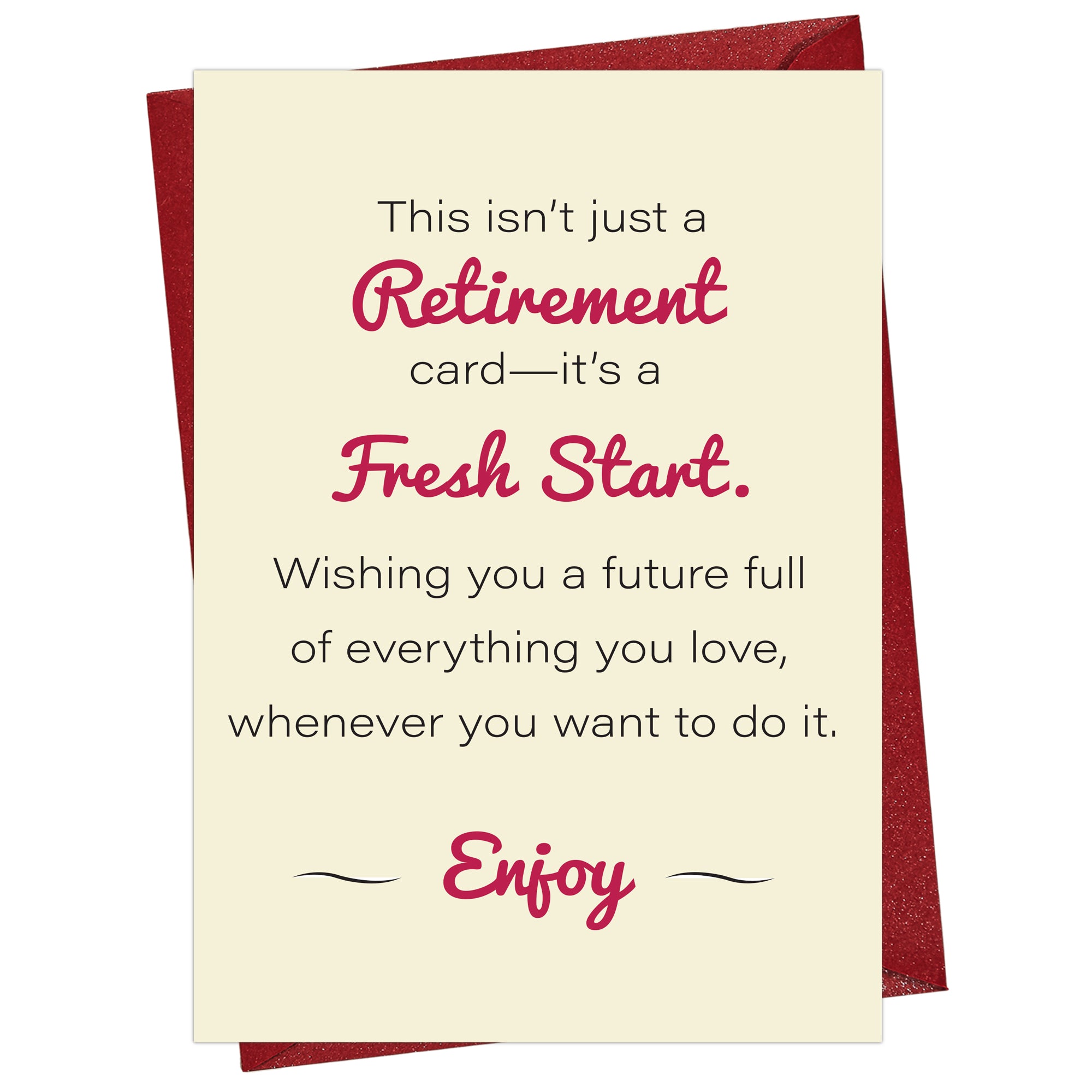 Cheerin Enjoy Retirement Card
