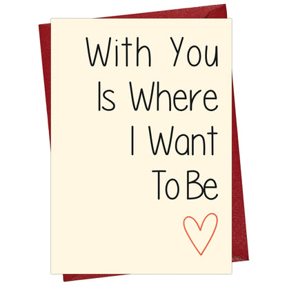 Cheerin With You Valentine&