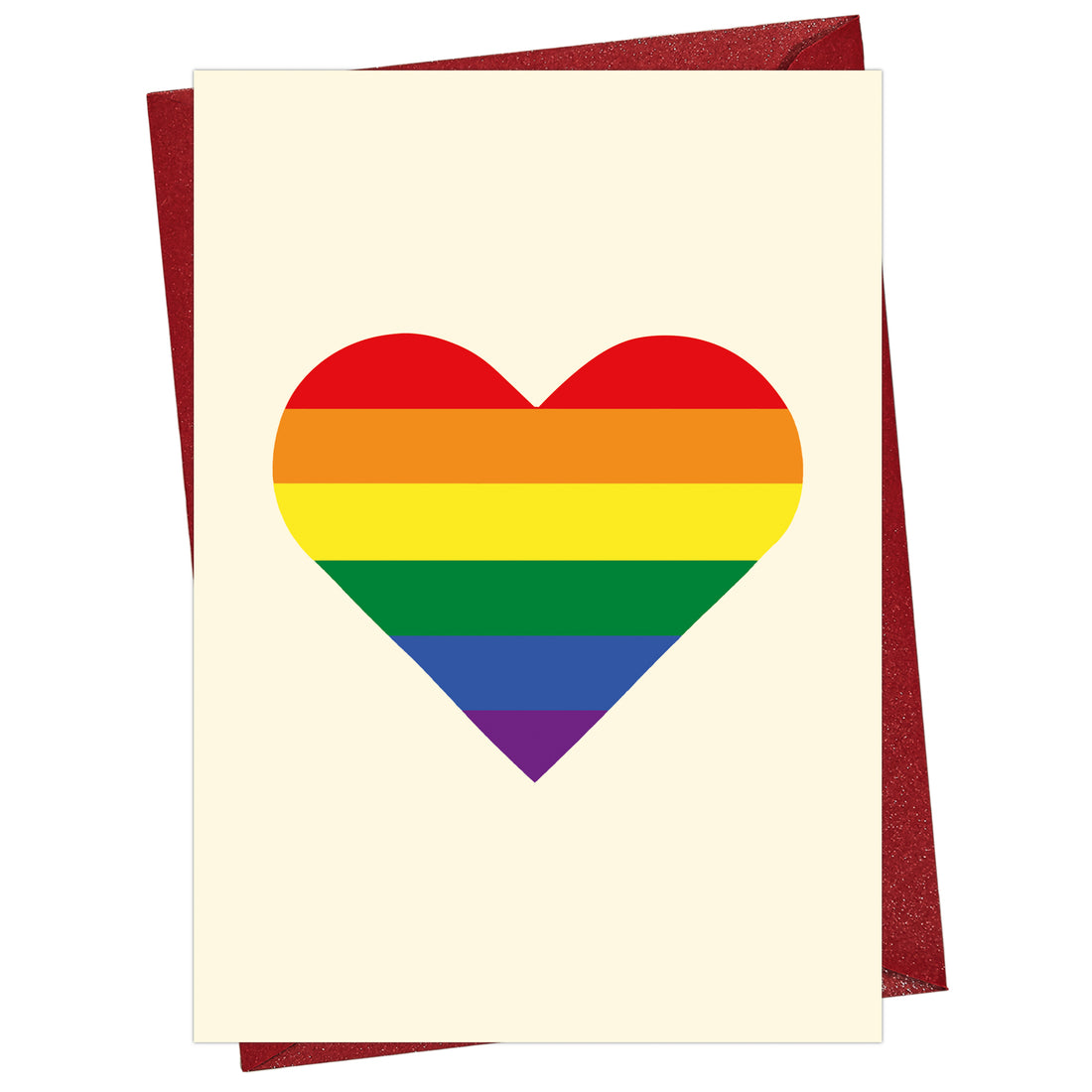 Cheerin Rainbow Heart Valentine&