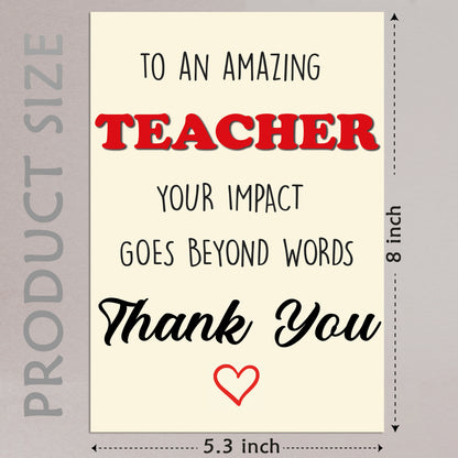 Cheerin Teacher Thank You Card