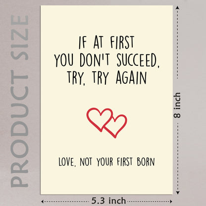 Cheerin Not First Born Greeting Card