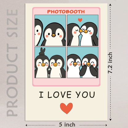 Cheerin Penguin Booth Valentine&