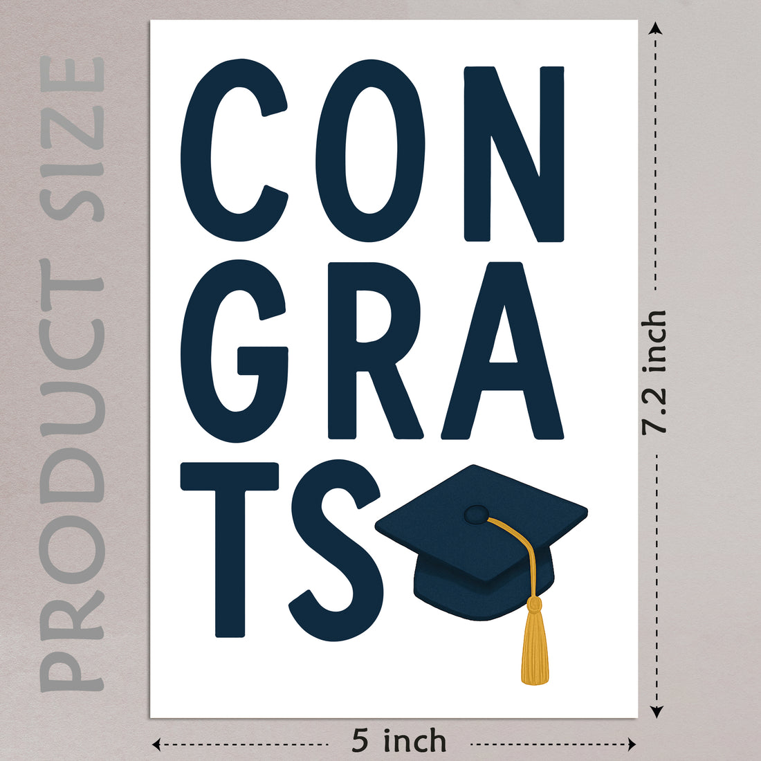 Cheerin Graduation Congrats Card