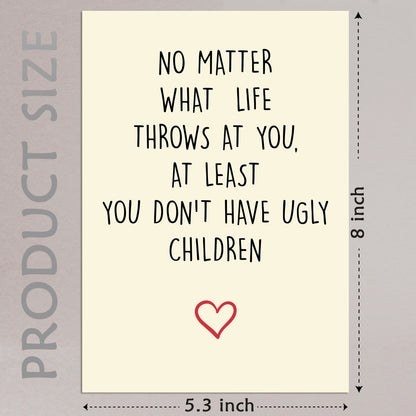 Cheerin Uglychildren Greeting Card