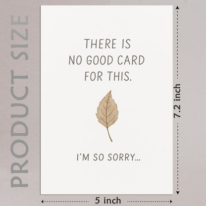 Sympathy Card with Envelope - Bereavement Card for Loss of Loved One