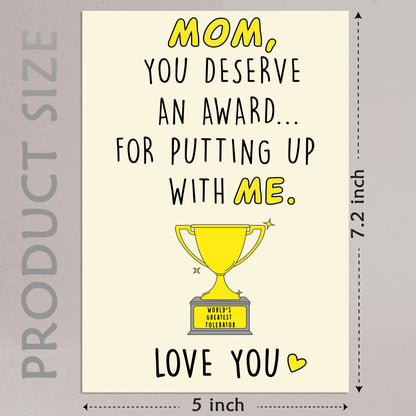 Cheerin Award Mom Mother&