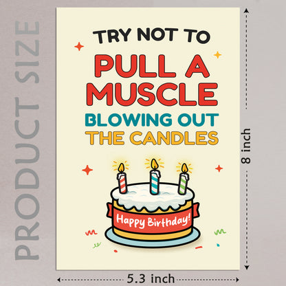 Cheerin Candles Birthday Card