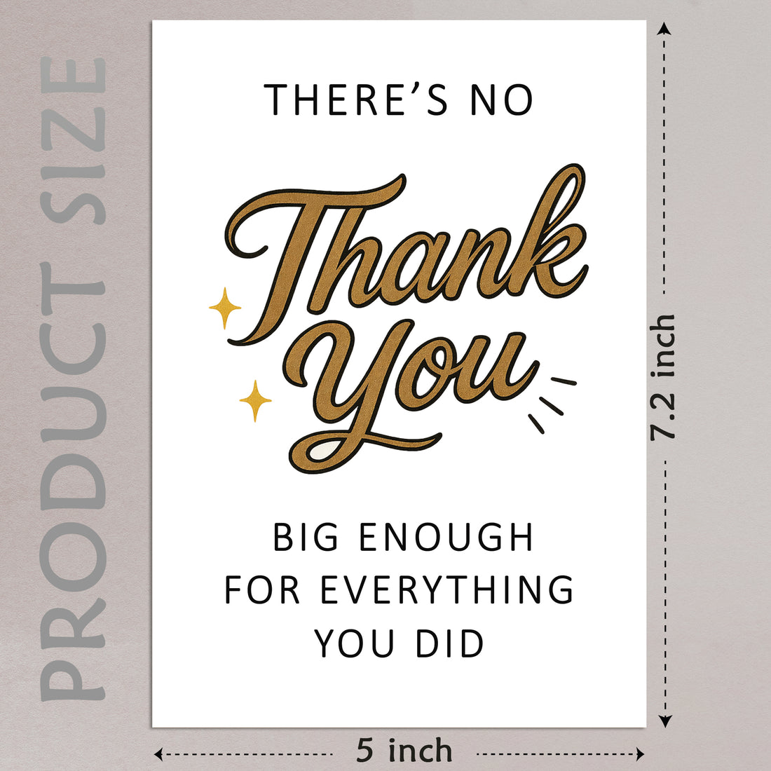 Cheerin Big Thank You Card with Envelope