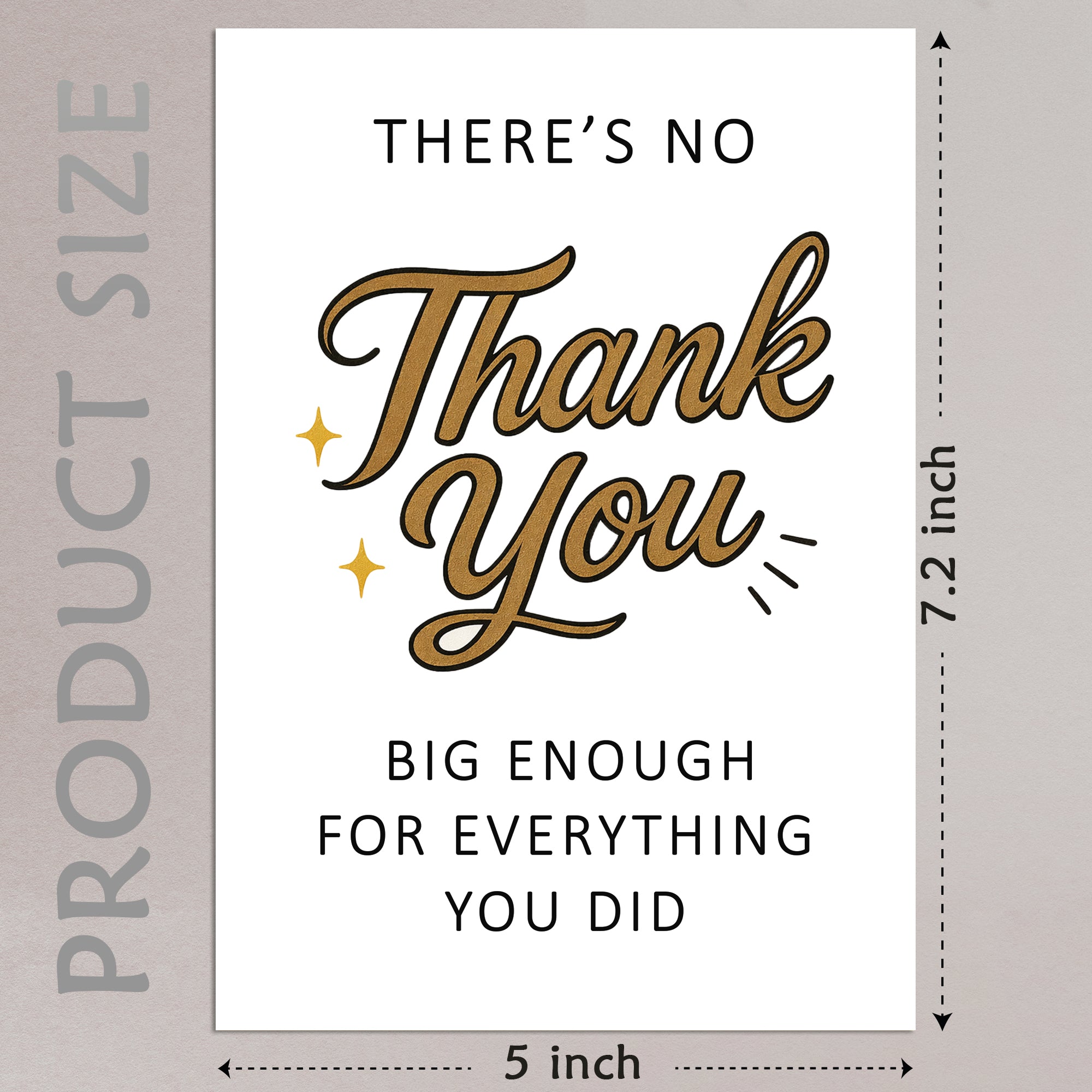 Cheerin Big Thank You Card with Envelope