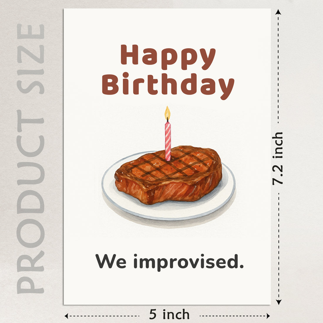 Cheerin High Protein Birthday Card