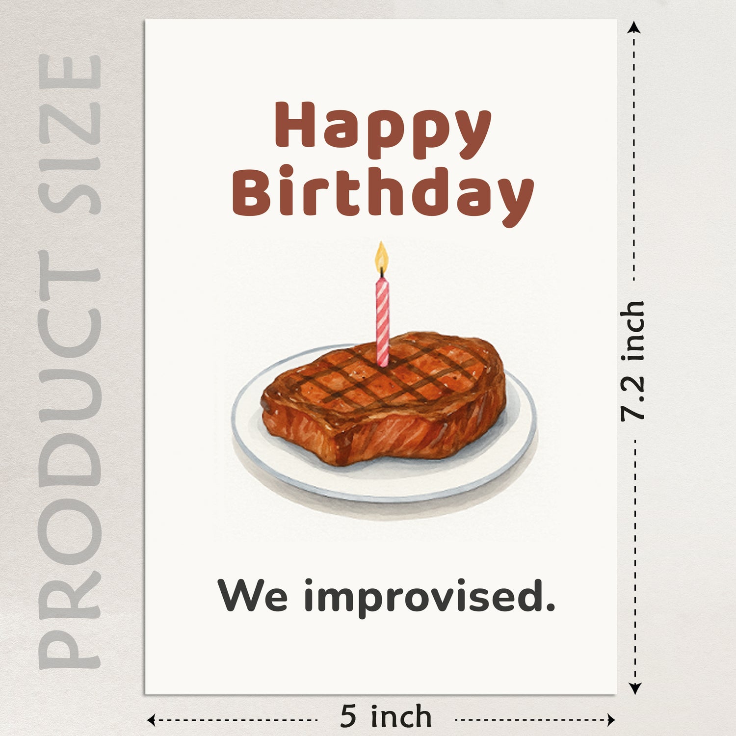 Cheerin High Protein Birthday Card