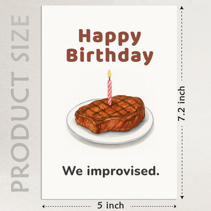 Cheerin High Protein Birthday Card