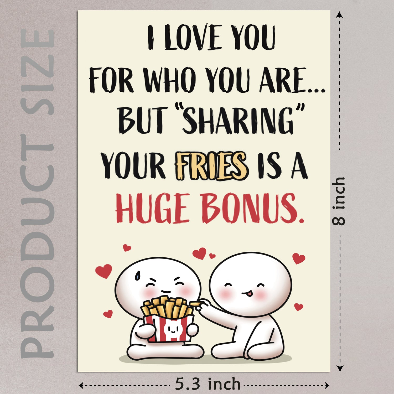 Cheerin Fries Valentine&